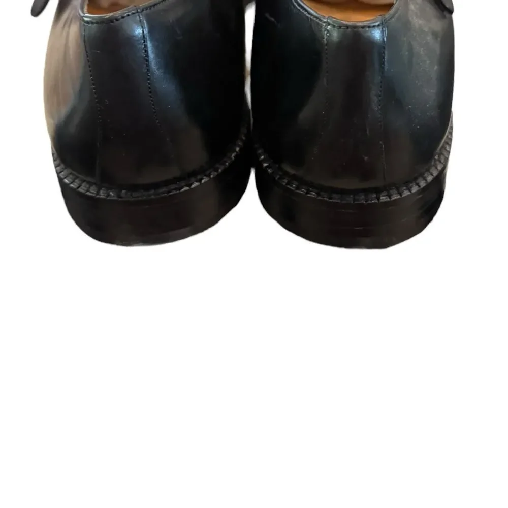 New Mezlan Hash-Lea Black Leather Fisherman’s Men's Shoes Sandals 13